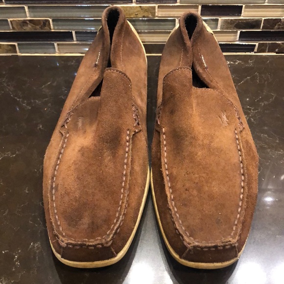 lacoste suede loafers